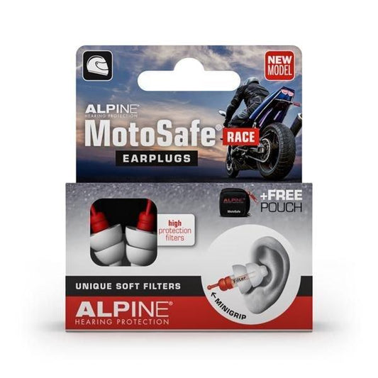 Alpine MotoSafe Race Earplugs - Browse our range of Helmet: Accessories - getgearedshop 