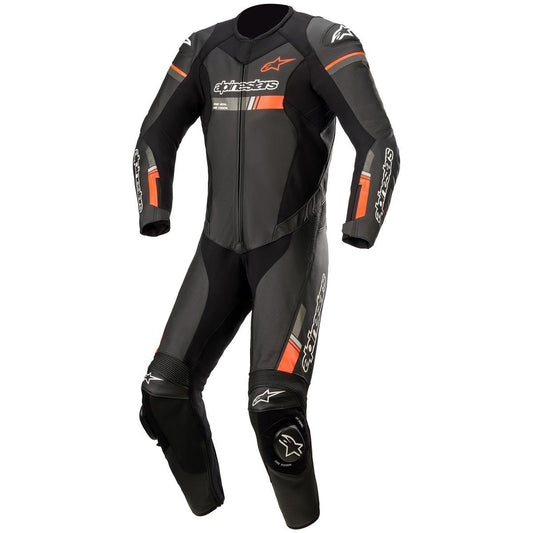 Alpinestars GP Force Chaser 1PC Leather Suit Black Red Fluo 64
