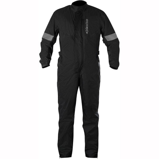 Alpinestars Hurricane Rain Suit WP - Black - Browse our range of Clothing: Waterproofs - getgearedshop 
