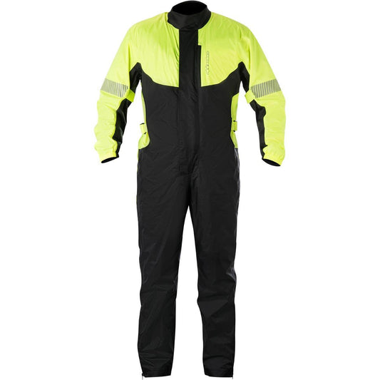 Alpinestars Hurricane Rain Suit WP - Yellow Black - Browse our range of Clothing: Waterproofs - getgearedshop 