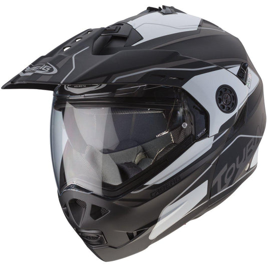 Caberg Tourmax Marathon Helmet Black White Anthracite XL