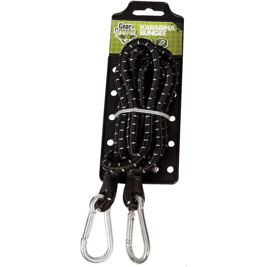 Gear Gremlin Bungee Strap + Carabiner - Black - Browse our range of Accessories: Straps - getgearedshop 