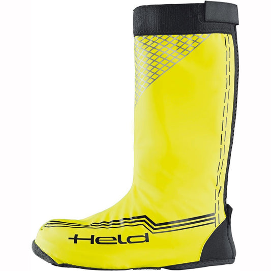 Held 8757 Boot Skin Overboots Long WP - Yellow Neon - Browse our range of Clothing: Waterproofs - getgearedshop 