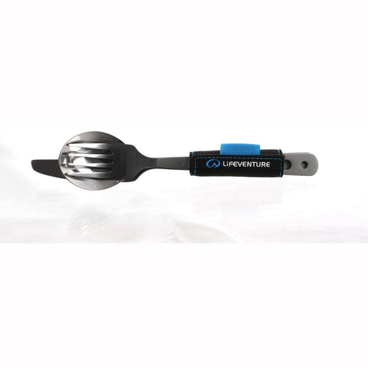 Lifeventure Titanium Knife Fork Spoon Set - 190 x 50 x 20 mm - Browse our range of Accessories: Camping - getgearedshop 