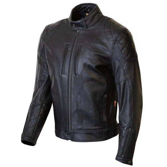 Merlin Cambrian Leather Jacket Black 48