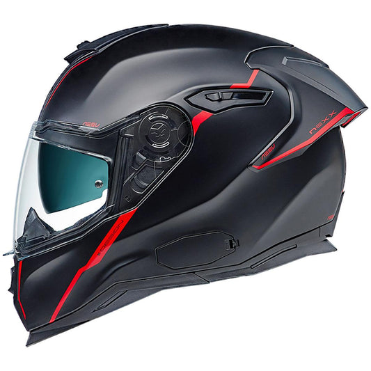 Nexx SX.100R Helmet Short Cut Black Mt XXL