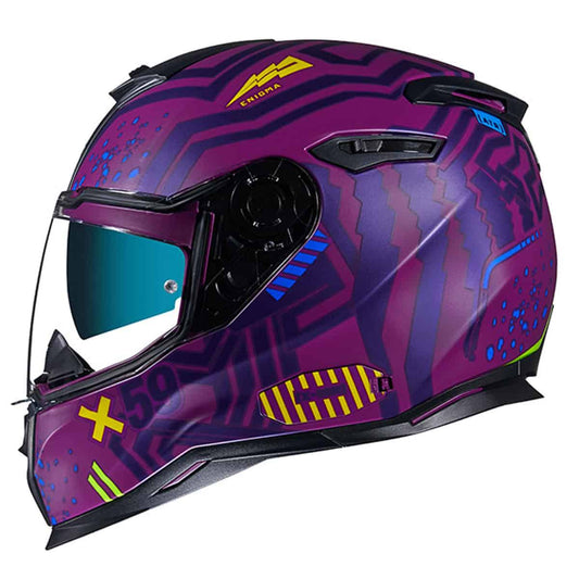 Nexx SX.100 Helmet Enigma Full Face: Your next motorbike helmet with drop down visor