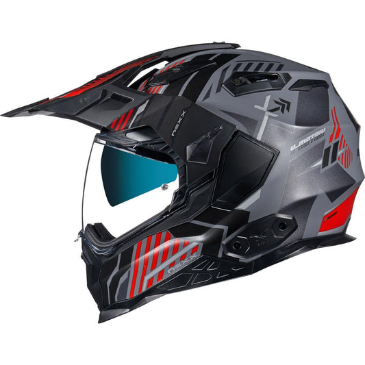 Nexx X.WED 2 Helmet Wild Country Grey Red 3XL