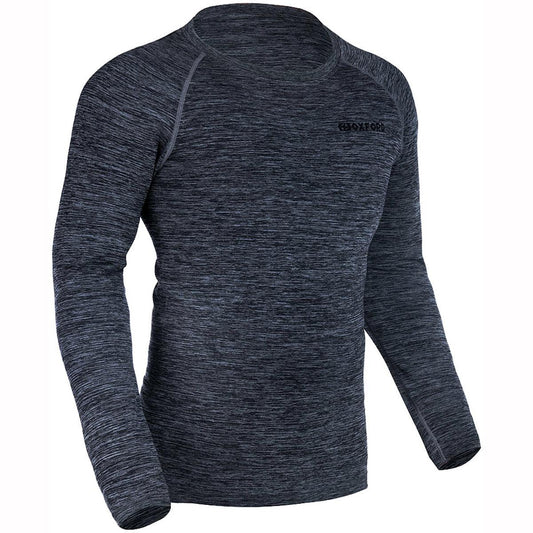 Oxford Advanced Base Layer Top - Charcoal Marl - Browse our range of Clothing: Baselayers - getgearedshop 