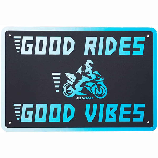 Oxford Garage Metal Signs - Good Vibes - Browse our range of Accessories: Home - getgearedshop 