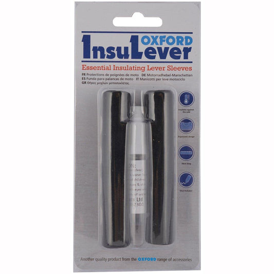 Oxford Insulever Insulating Lever Sleeves - Black - Browse our range of Accessories: Winter - getgearedshop 