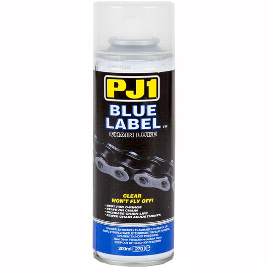 PJ1 1-08 Blue Label Chain Lube O-Ring - 200ml Spray Can - Browse our range of Care: Chain - getgearedshop 